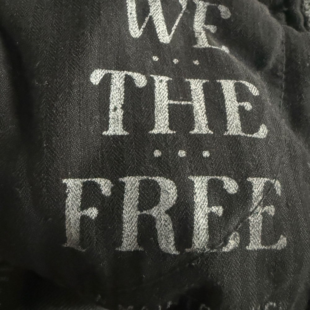 We The Free  NWT Free People 
Daliah Stacked Straight-Leg Jeans🖤 - Picture 9 of 10